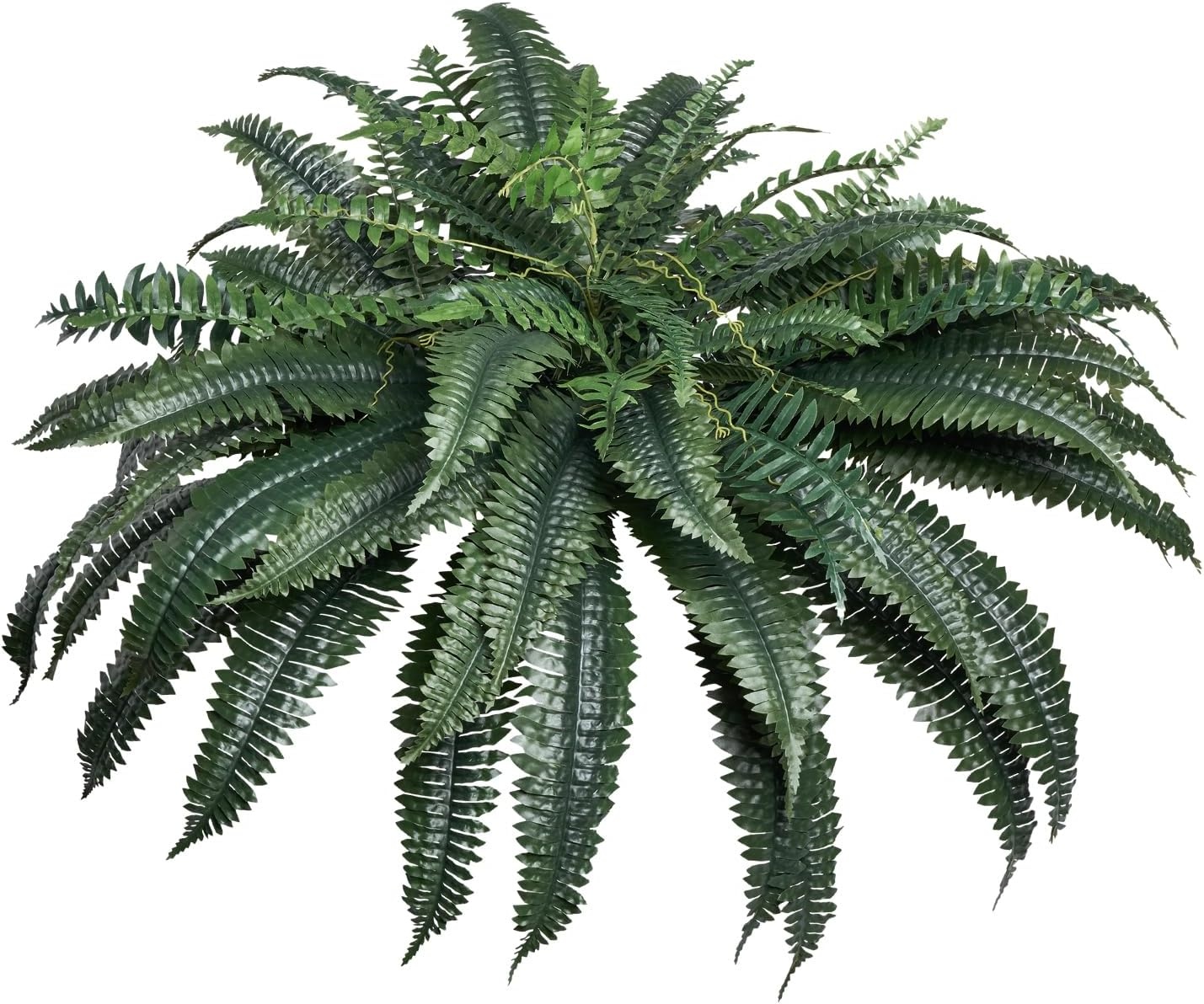 image:imageVEVOR Artificial Ferns 2 Pcs 47 Inch Large Artificial Boston Ferns Plants Faux Fern with 50 Branches Artificial Plants Large for OutdoorsIndoor Home OfficeGarden Flowerpot Unincluded1 Pcs
