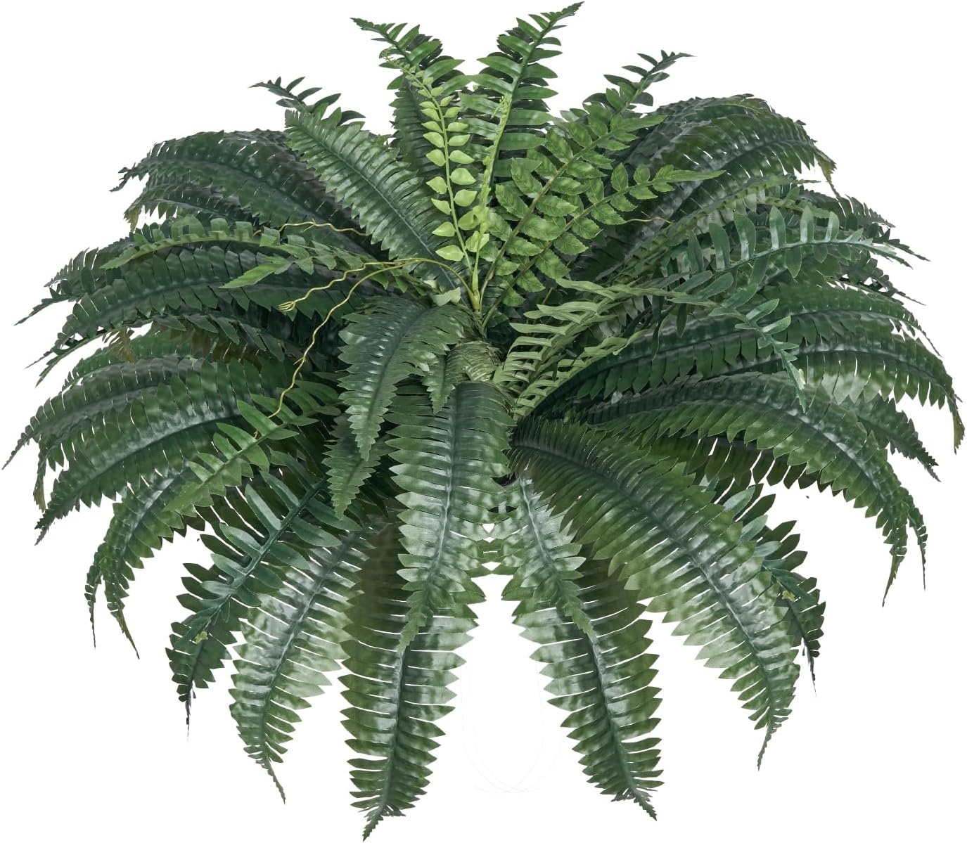 image:imageVEVOR Artificial Ferns 2 Pcs 47 Inch Large Artificial Boston Ferns Plants Faux Fern with 50 Branches Artificial Plants Large for OutdoorsIndoor Home OfficeGarden Flowerpot Unincluded2 Pcs