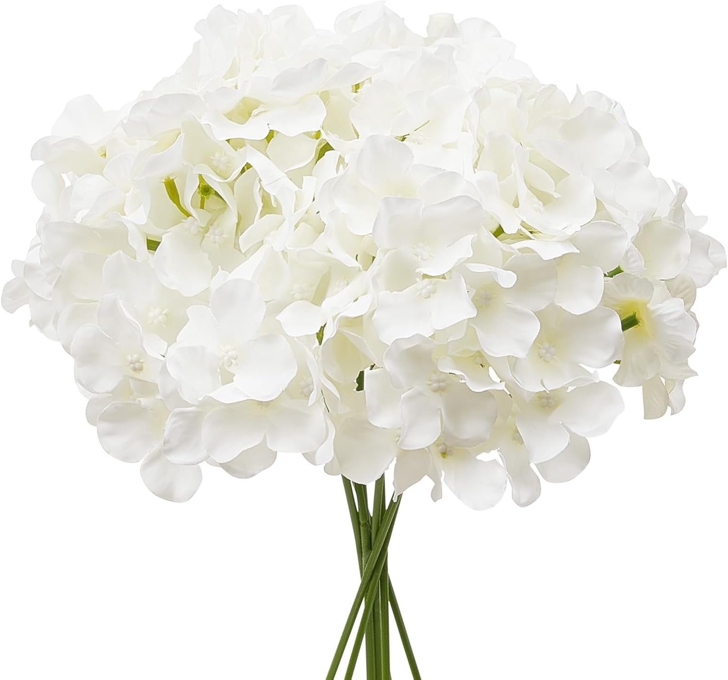 image:imageVEVOR Artificial Flowers 65 pcs Real Looking White Silk Fake Hydrangea Bulk White Faux Bridal Shower with Stems for DIY Wedding Bouquets Home Centerpieces Arrangements Party Tables Decorations65 PCS
