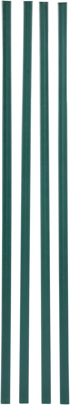 image:imageVEVOR Bottom Locking Privacy Slats DoubleWall Vertical BottomLocking Slats with Wings for ChainLink Fence HighDensity HDPE Chain Link Slats Ideally Fit 6 High Fence for Garden and FarmBlackDoubleWall