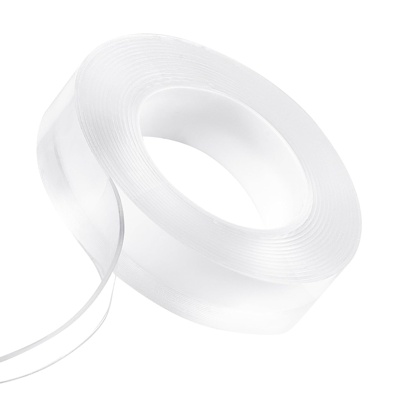 image:imageVEVOR Double Sided Tape Heavy Duty 16 ft Long Nano Mounting Tape Strong Adhesive amp Reusable Clear Two Sided Wall Tape Removable Poster Picture Hanging Strips for Home Office Car Outdoor Use1 Pack