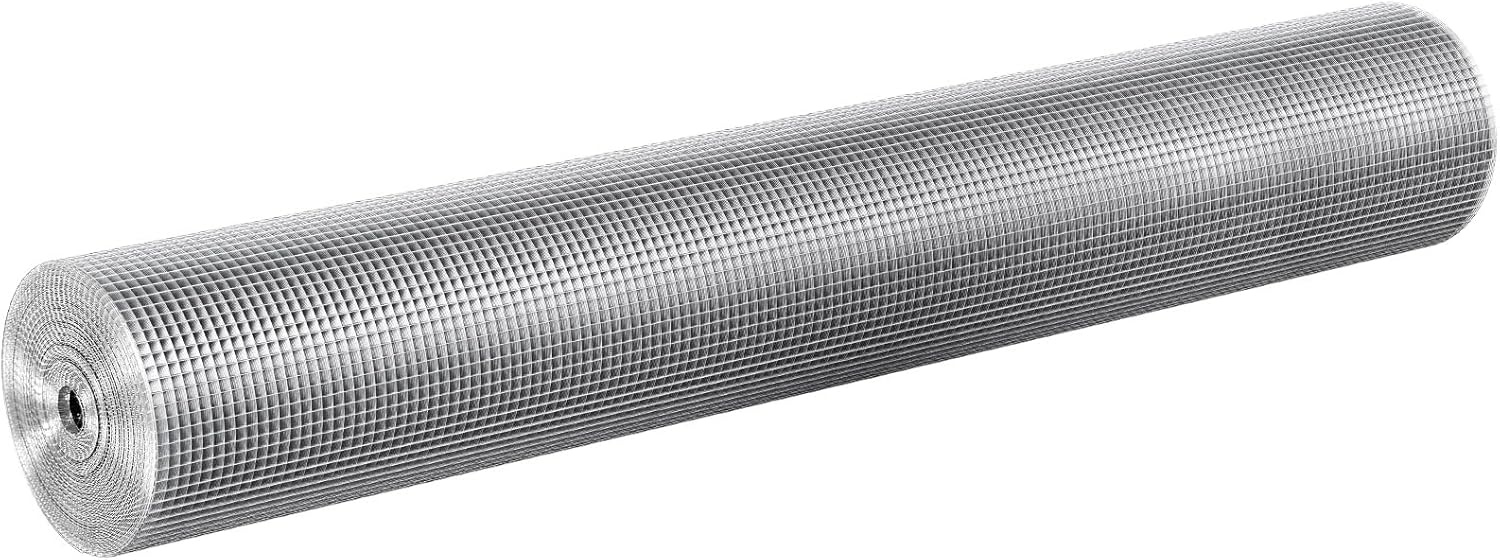 image:imageVEVOR Hardware Cloth 12 inch 48in x 50 ft 19 Gauge Hot Dipped Galvanized Wire Mesh Roll Chicken Wire Fencing Wire Mesh for Rabbit Cages Garden Small Rodents36 x 50