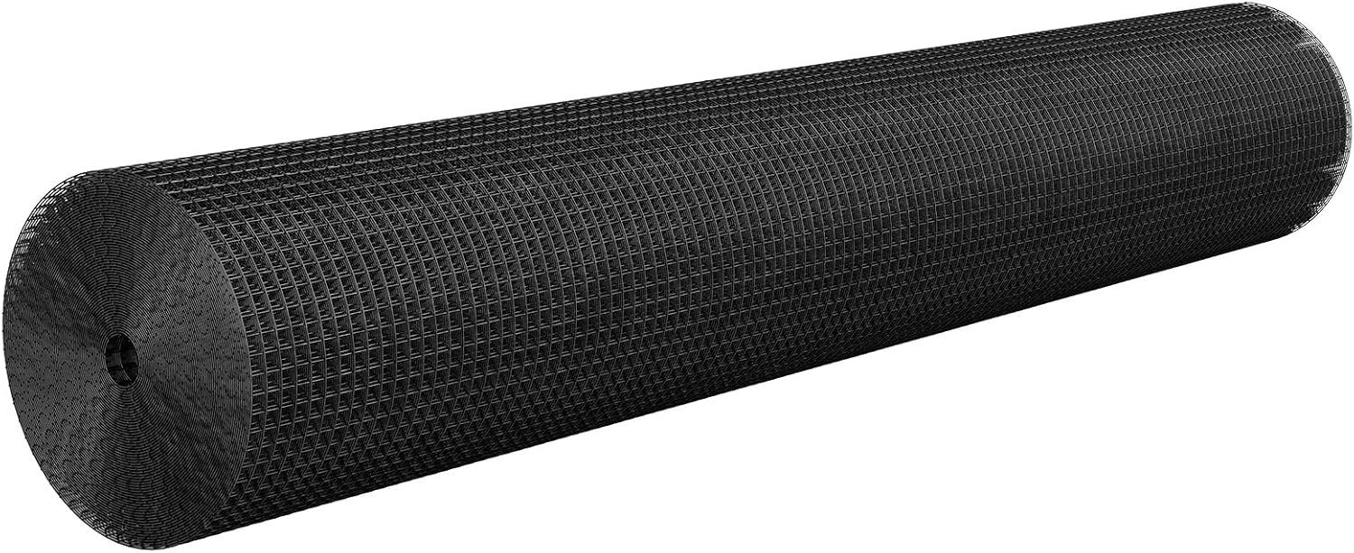 image:imageVEVOR Hardware Cloth 36 x 50 12 inch Galvanized Wire Mesh Roll 19 Gauge Chicken Wire Fencing Roll Vinyl Coating Metal Wire Mesh for Chicken Coop Barrier Rabbit Snake Fences Poultry Enclosures60in100ft