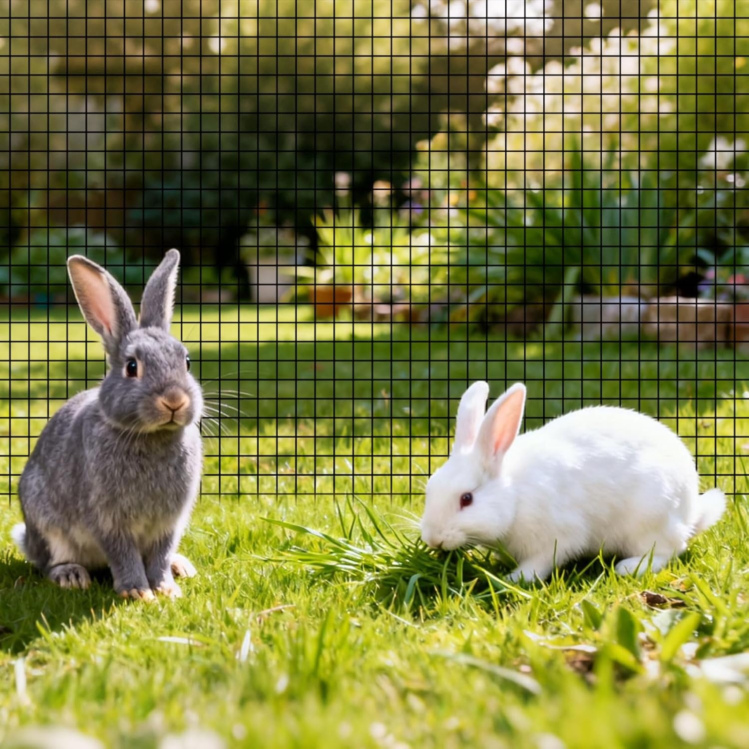 image:imageVEVOR Hardware Cloth 36 x 50 12 inch Galvanized Wire Mesh Roll 19 Gauge Chicken Wire Fencing Roll Vinyl Coating Metal Wire Mesh for Chicken Coop Barrier Rabbit Snake Fences Poultry Enclosures60in100ft