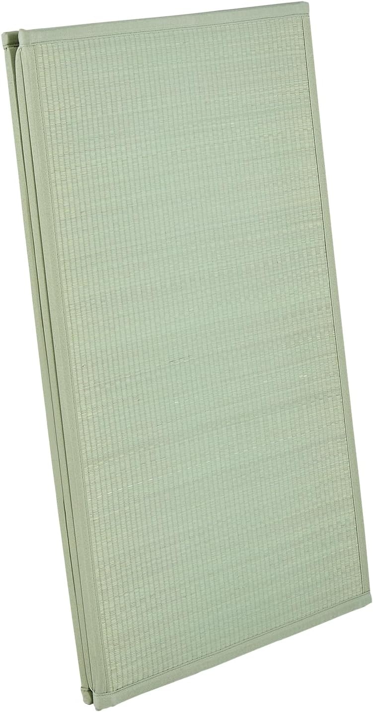 image:imageVEVOR Japanese Tatami Mat Extended Full XL 55 X 83 Foldable Tatami Mattress 100 Rush Grass Japanese Floor Mattress with Natural Rush Scent for Sleeping Meditation YogaLight Green
