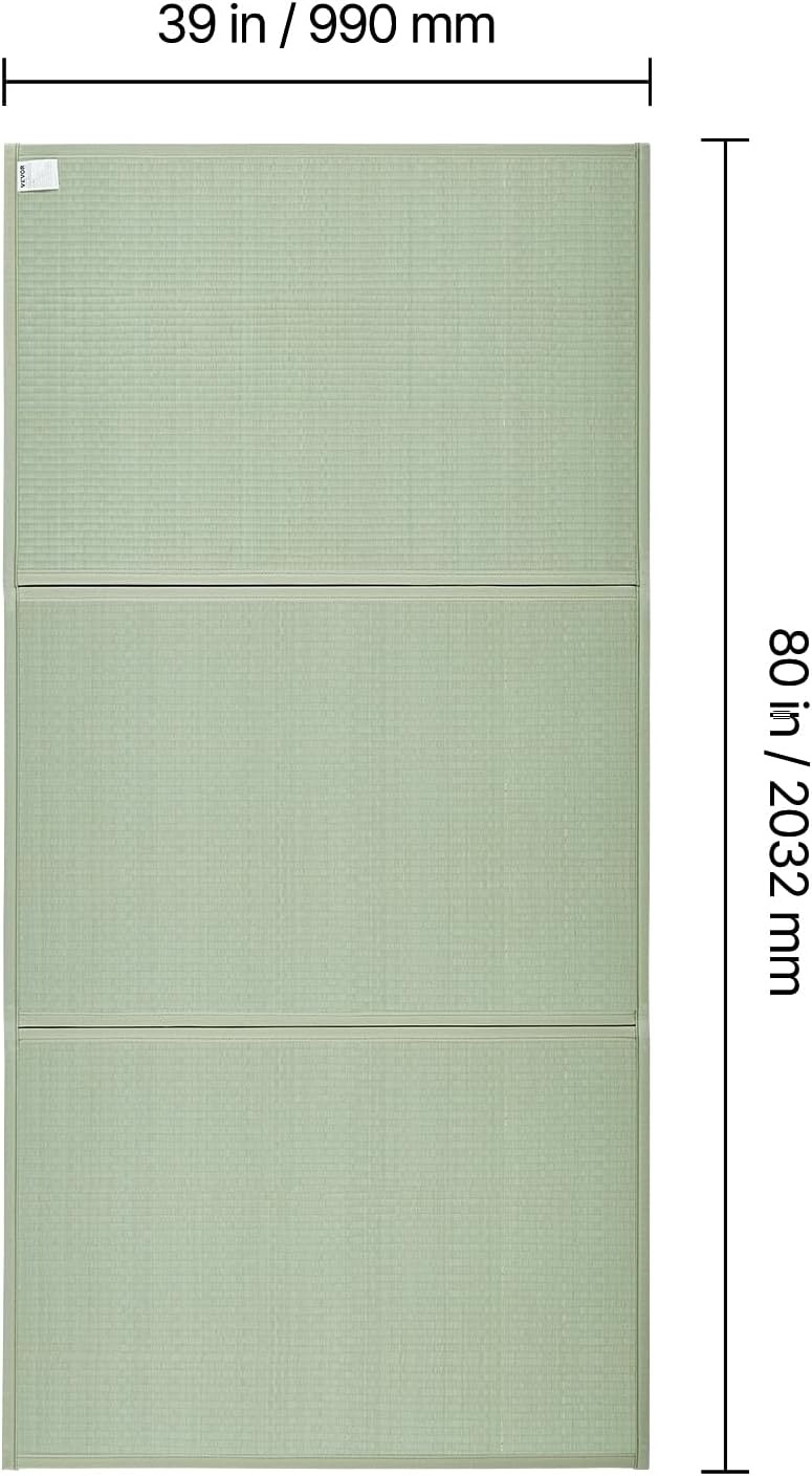 image:imageVEVOR Japanese Tatami Mat Extended Full XL 55 X 83 Foldable Tatami Mattress 100 Rush Grass Japanese Floor Mattress with Natural Rush Scent for Sleeping Meditation YogaLight Green