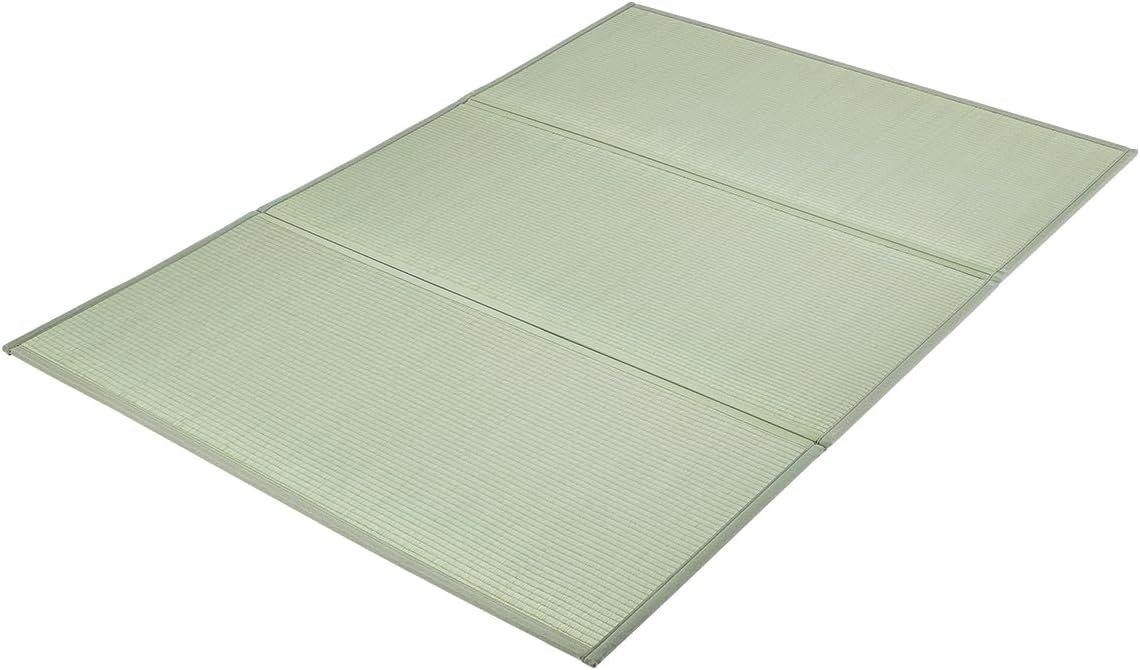 image:imageVEVOR Japanese Tatami Mat Extended Full XL 55 X 83 Foldable Tatami Mattress 100 Rush Grass Japanese Floor Mattress with Natural Rush Scent for Sleeping Meditation YogaLight Green