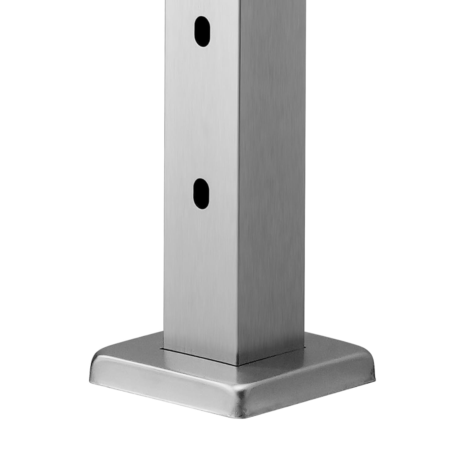 image:imageVEVOR Level Drilled Cable Railing Post 10 Holes 36x2x2 Inches Stainless Steel Cable Railing System Kit for Indoor Outdoor Deck Balcony 4 Pack Black Product ID 4JZLGZXHS914MY65M001V0Stair PostSilver