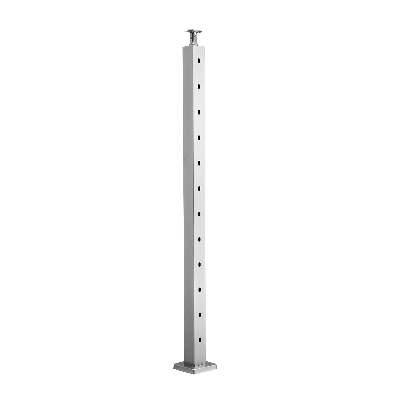 image:imageVEVOR Level Drilled Cable Railing Post 10 Holes 36x2x2 Inches Stainless Steel Cable Railing System Kit for Indoor Outdoor Deck Balcony 4 Pack Black Product ID 4JZLGZXHS914MY65M001V0Stair PostSilver