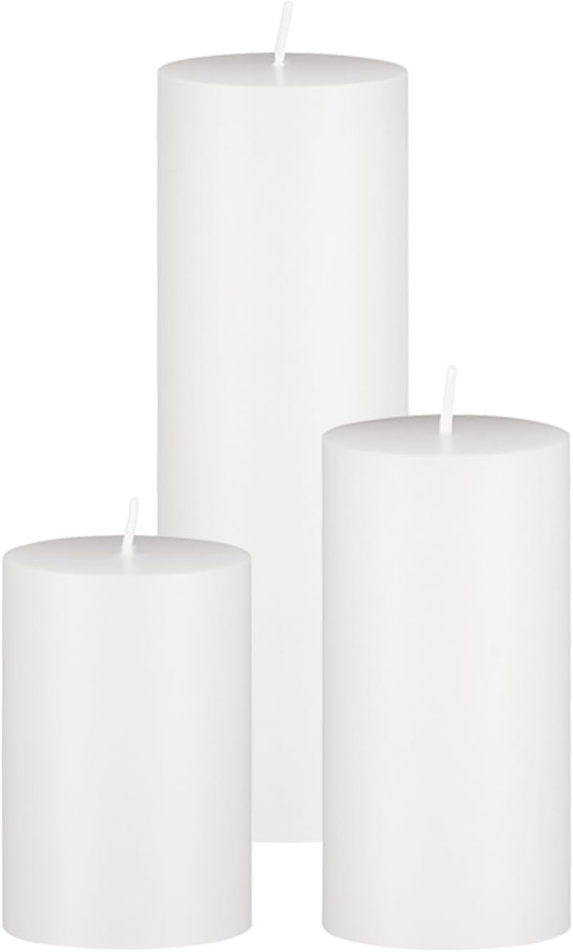 image:imageVEVOR Pillar Candles and Glass Vases Set 36 Pcs Clear Cylinder Hurricane Candle Holders for Wedding Centerpieces Tall Vase for Table Decor Wedding Party ThanksgivingWhite 256 x 47597936 Pcs