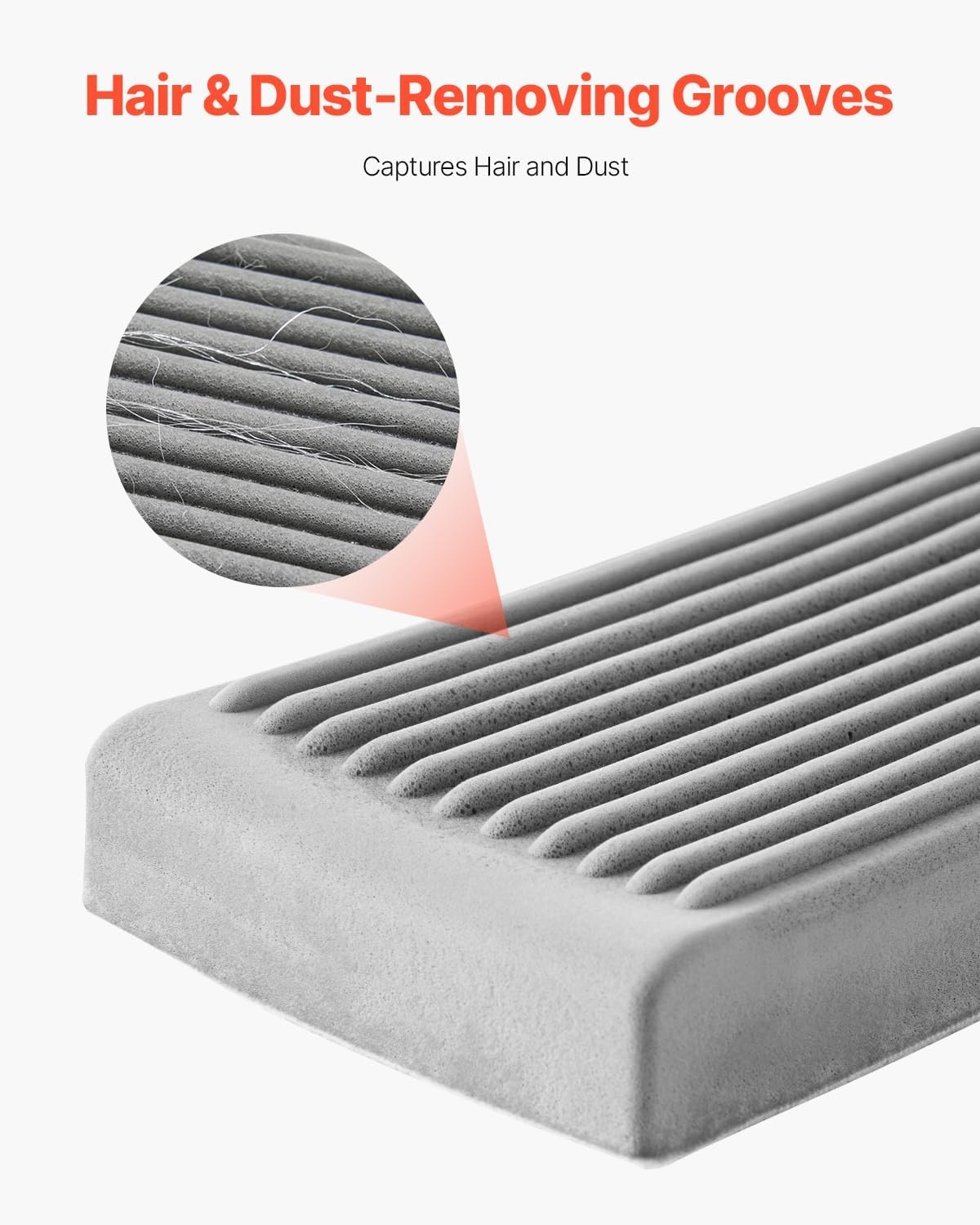 image:imageVEVOR Sponge Mop Replacement 2Piece High Density Wider PU Sponge Mop Head Replacement with Hook amp Loop Fit for Various Floors