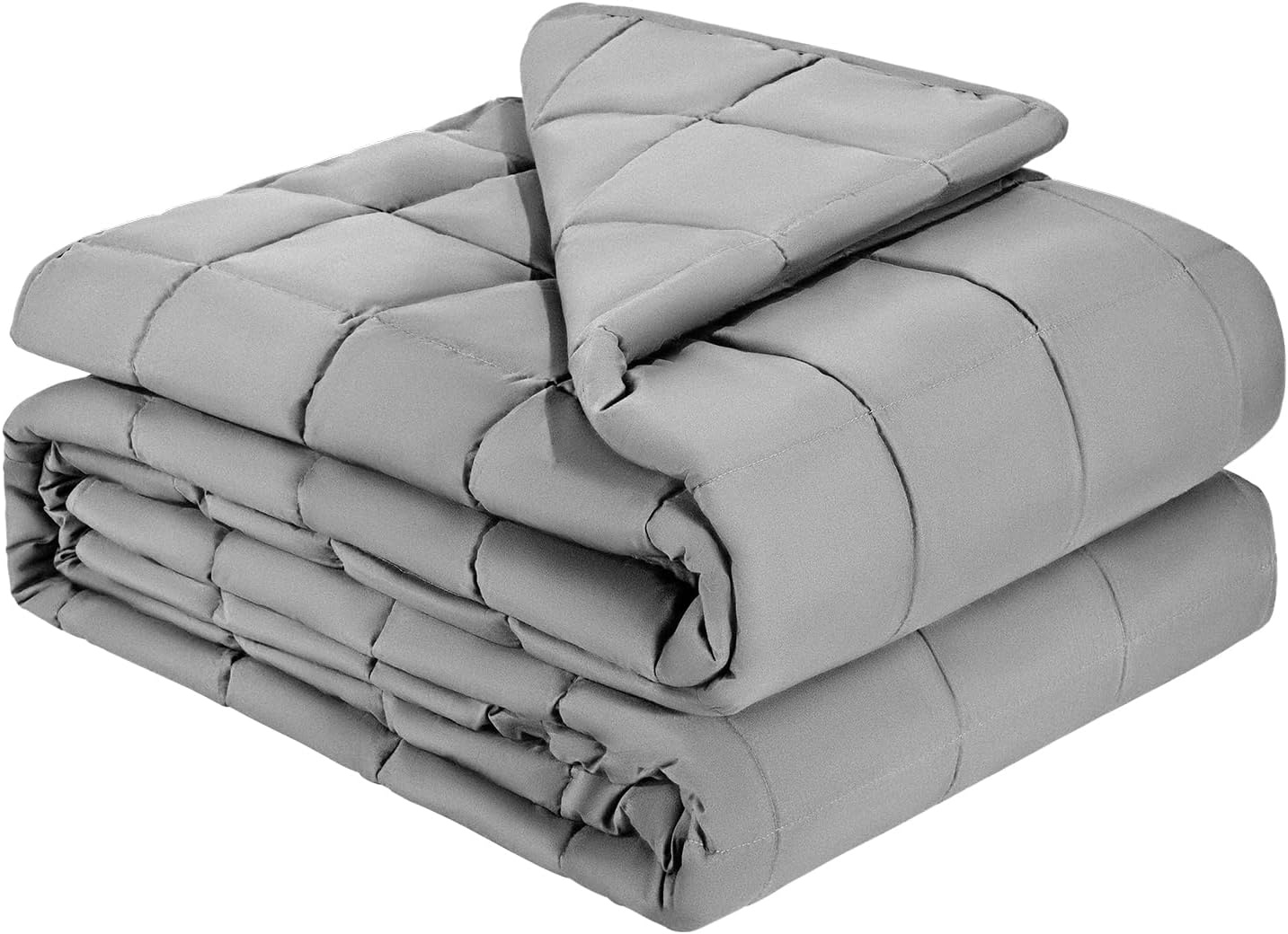 image:imageVEVOR Weighted Blanket 60 x 80 inch Queen Size 25 lbs Heavy Blanket with Cooling Glass Beads Soft amp Breathable for AllSeason Use Suitable for Adults 250310 lbs Ideal Gift Choice Grey25lbs 60x80in