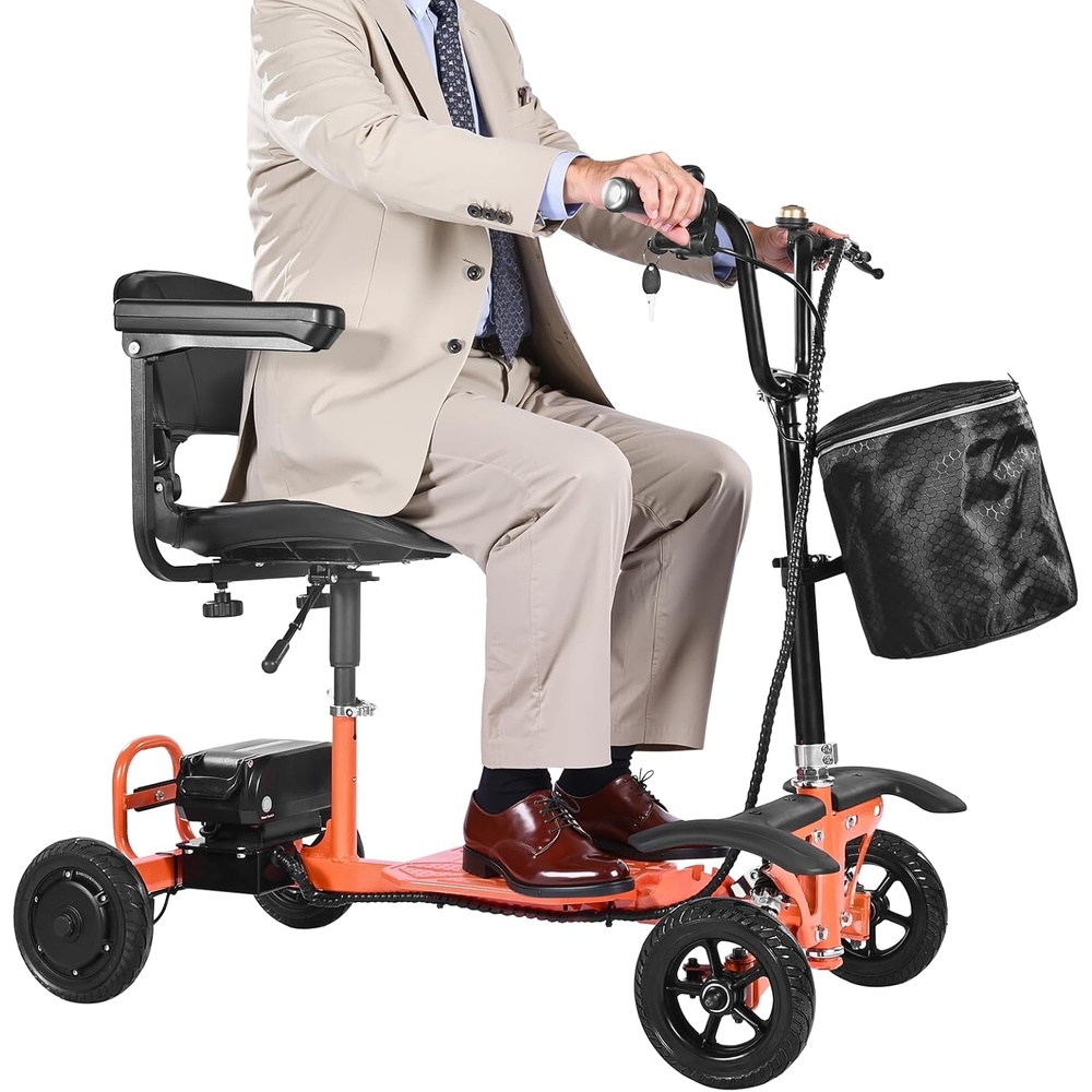 image:imageVEVOR 2025 Upgraded Lightweight Mobility Scooter for Adults amp Seniors 50lb Foldable FAA amp Cruise Approved with 12 Mile Range  Powered by Large 48V 52Ah Battery No Frequent Battery swaps4 Wheel