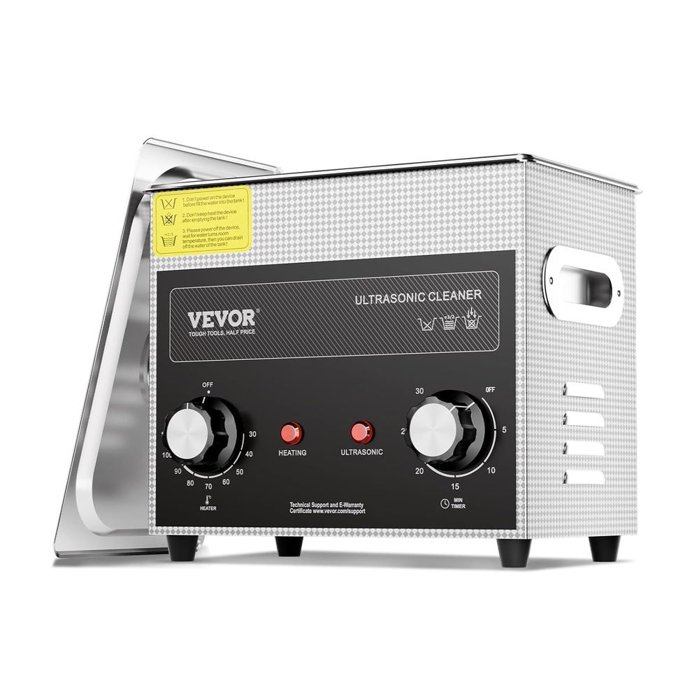 image:imageVEVOR 22L Sonic Cleaner with Heater Timer amp Basket Professional Digital Sonic Cavitation Machine 480W Cleaning Machine for Lab Tools Metal Parts Carburetor Brass Auto Parts Engine Parts3L