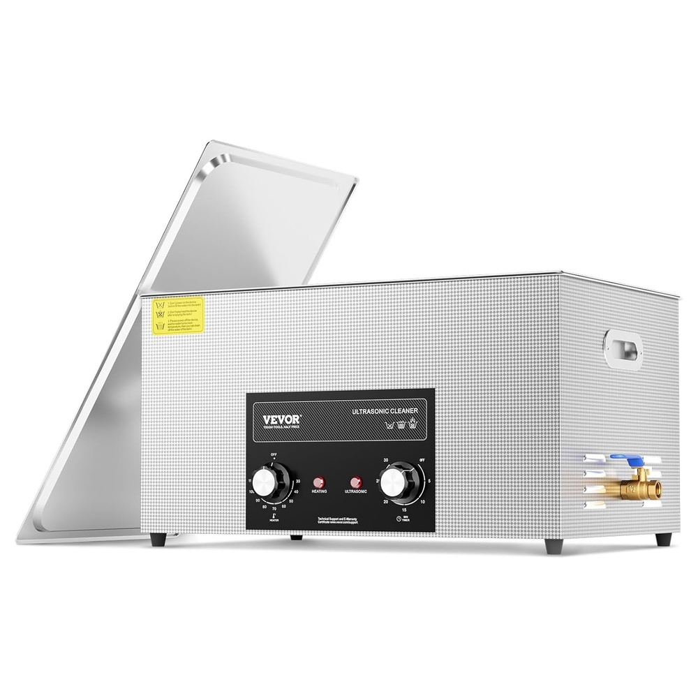 image:imageVEVOR 22L Sonic Cleaner with Heater Timer amp Basket Professional Digital Sonic Cavitation Machine 480W Cleaning Machine for Lab Tools Metal Parts Carburetor Brass Auto Parts Engine Parts22L