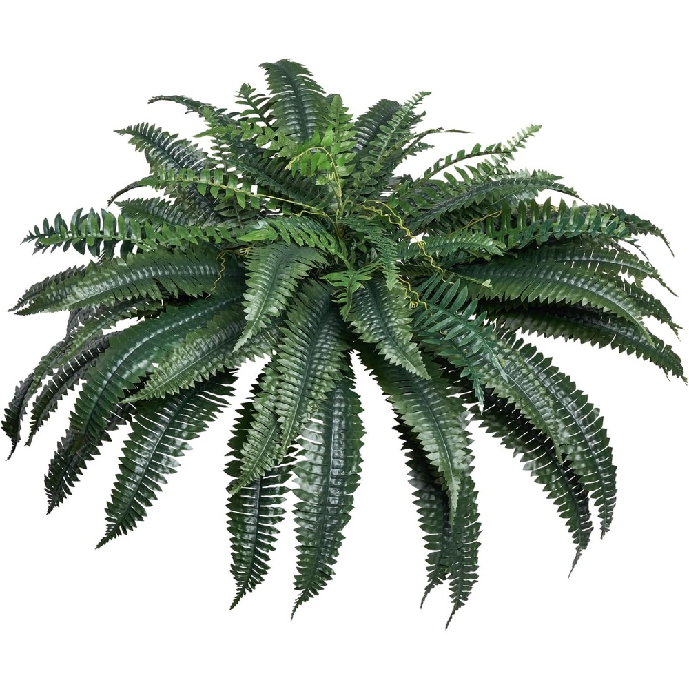 image:imageVEVOR Artificial Ferns 2 Pcs 47 Inch Large Artificial Boston Ferns Plants Faux Fern with 50 Branches Artificial Plants Large for OutdoorsIndoor Home OfficeGarden Flowerpot Unincluded1 Pcs