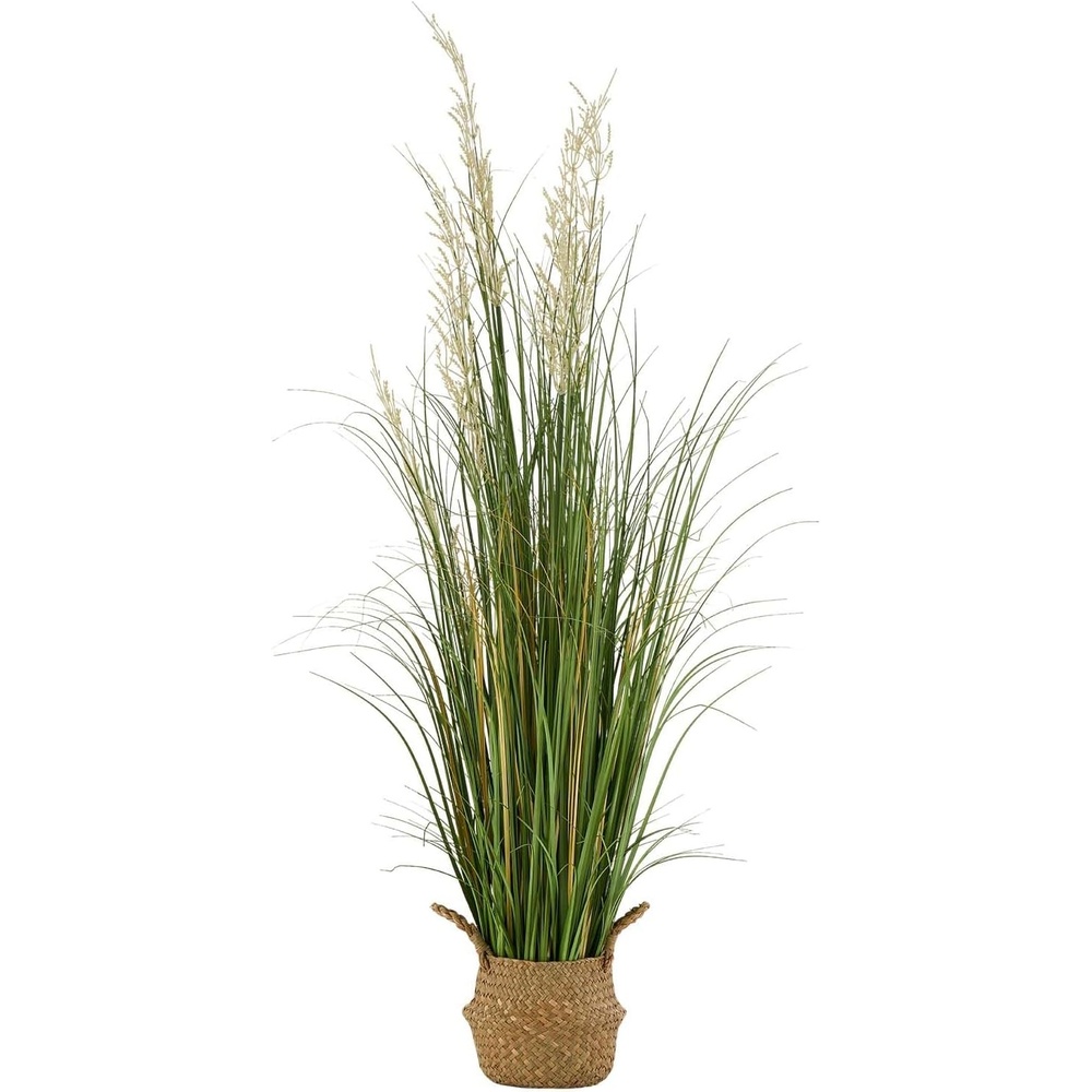 image:imageVEVOR Artificial Grass Plant 2 Pack 59 inch Horsetail Reed Grass in Pot Premium PVC Faux Fake Greenery Shrubs Plant for Indoor Outdoor House Home Garden Office Room Dcor Housewarming GreenReed Flowers and Grass1pcs