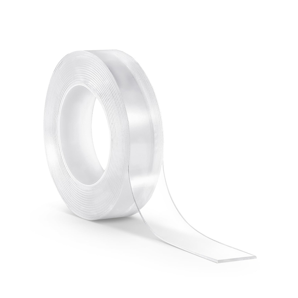 image:imageVEVOR Double Sided Tape Heavy Duty 16 ft Long Nano Mounting Tape Strong Adhesive amp Reusable Clear Two Sided Wall Tape Removable Poster Picture Hanging Strips for Home Office Car Outdoor Use1 Pack