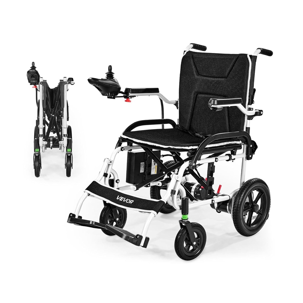 image:imageVEVOR Foldable Electric Wheelchair for Adults Only 40 lbs Lightweight amp Portable Motorized Chair with 12Mile Range AllTerrain Power for Seniors Travel Outdoor Use
