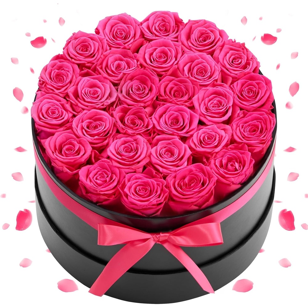 image:imageVEVOR Forever Flowers 27 Preserved Roses in a Box Eternal Flowers Immortal Bouquet Birthday Present for Delivery Prime Women Her Wife Mothers Anniversary Valentines DayChristmas Rose Red