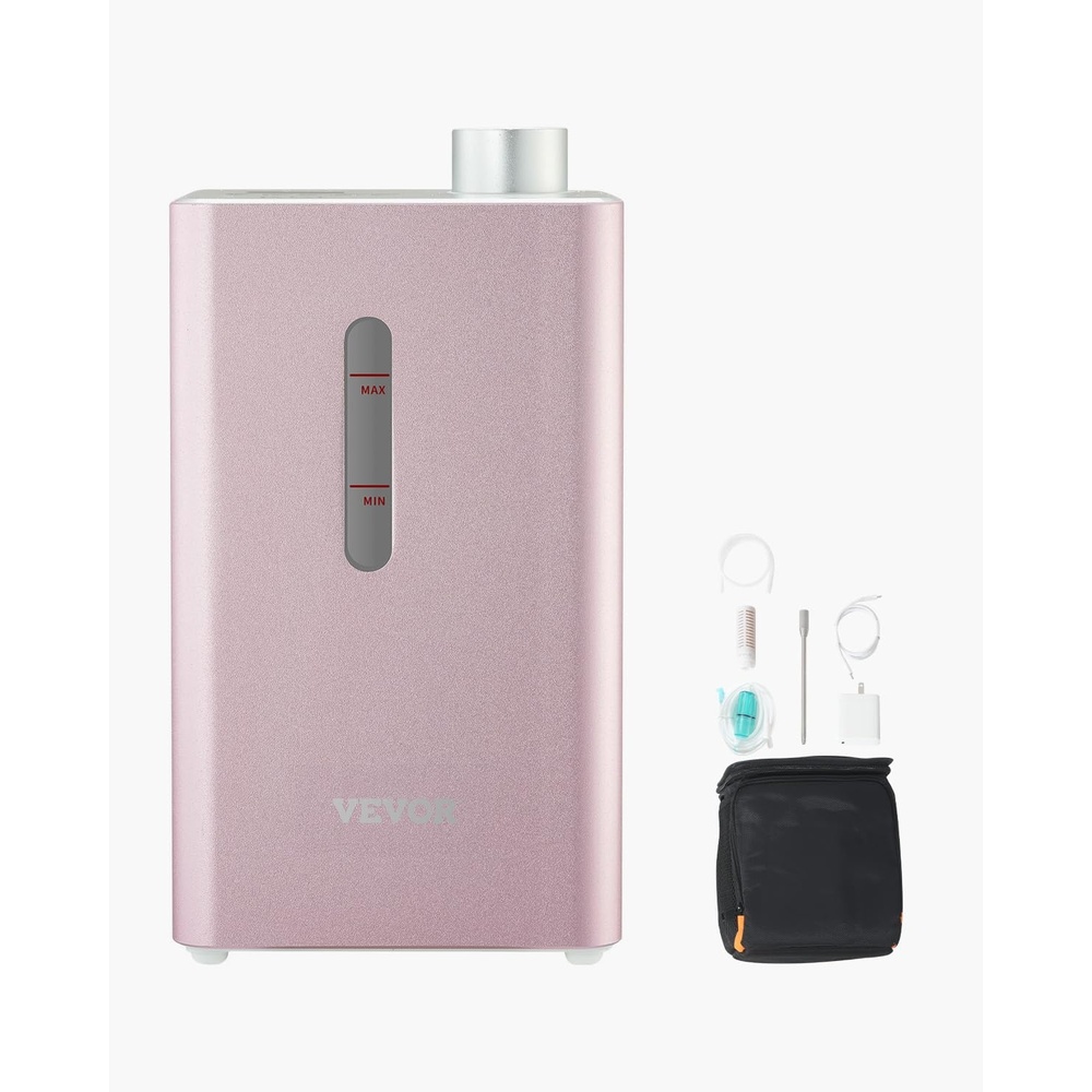 image:imageVEVOR Hydrogen Inhalation Machine 9999 High Purity Hydrogen Inhaler with Separation Technology 180mlmin Dual Port Hydrogen Inhaler HydrogenRich Water Generator for Home Travel
