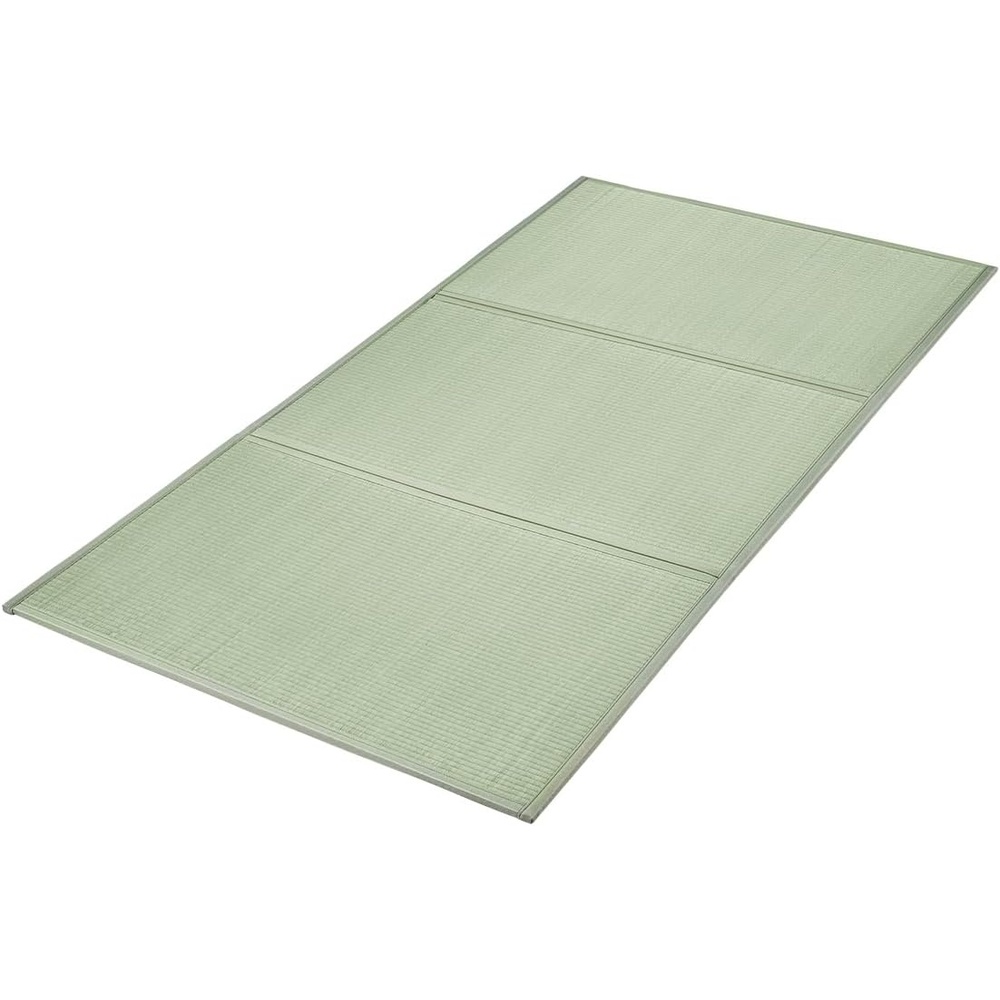 image:imageVEVOR Japanese Tatami Mat Extended Full XL  55 X 83 Foldable Tatami Mattress 100 Rush Grass Japanese Floor Mattress with Natural Rush Scent for Sleeping Meditation YogaLight Green