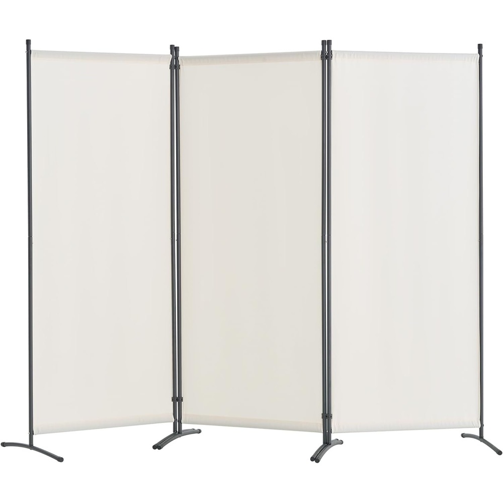 image:imageVEVOR Room Divider 3 Panel Room Dividers and Folding Privacy Screens Fabric Partition Room Dividers for Office Bedroom Dining Room Study Freestanding WhiteWhite