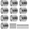 Glass Stand - 10pcs - Silver