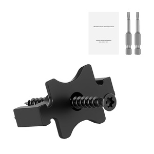 VEVOR 1000PCS Hidden Deck Fasteners for Composite Decking Board, Universal Composite T Clips & Plastic Hidden Fasteners with Metal Screws,Polypropylene PP Clips Works with 0.26 inch Gaps, Black(500)