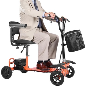VEVOR 2025 Upgraded Lightweight Mobility Scooter for Adults & Seniors, 50lb Foldable, FAA & Cruise Approved with 12 Mile Range – Powered by Large 48V 5.2Ah Battery (No Frequent Battery swaps)(4 Wheel)