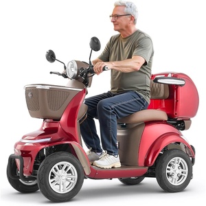 VEVOR 2025 Upgraded Lightweight Mobility Scooter for Adults & Seniors, 50lb Foldable, FAA & Cruise Approved with 12 Mile Range – Powered by Large 48V 5.2Ah Battery (No Frequent Battery swaps)(Heavy 4 Wheel-2)