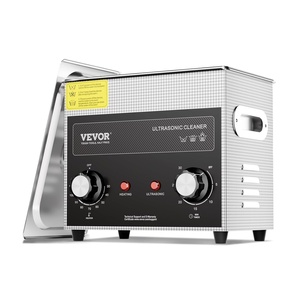 VEVOR 22L Sonic Cleaner with Heater Timer & Basket, Professional Digital Sonic Cavitation Machine, 480W Cleaning Machine for Lab Tools, Metal Parts, Carburetor, Brass, Auto Parts, Engine Parts(3L)