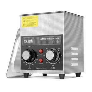 VEVOR 22L Sonic Cleaner with Heater Timer & Basket, Professional Digital Sonic Cavitation Machine, 480W Cleaning Machine for Lab Tools, Metal Parts, Carburetor, Brass, Auto Parts, Engine Parts(2L)