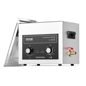 VEVOR 22L Sonic Cleaner with Heater Timer & Basket, Professional Digital Sonic Cavitation Machine, 480W Cleaning Machine for Lab Tools, Metal Parts, Carburetor, Brass, Auto Parts, Engine Parts(10L)