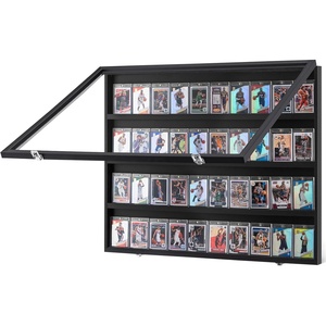 VEVOR 2PCs Jersey Display Frame Case, 23.3×31.2×1.5 in, Large Lockable Sport Jersey Shadow Box with 98% UV Protection PC Glass and Hangers, for Baseball Basketball Football Hockey Shirt and Uniform(30.5×24.3×2.1in)