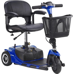 VEVOR 3 Wheel Folding Mobility Scooter for Adults & Seniors, Heavy-Duty Electric Powered Mobility Scooter & 12 Mile Long Range, Travel Wheelchair with 9° Climbing Capacity, 265lb Capacity