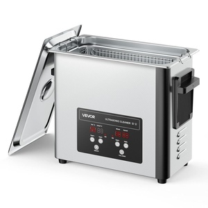 VEVOR 30L Ultrasonic Cleaner, Professional Ultrasonic Cleaner Machine with Cleaning Basket & Digital Display, 480W Stainless Steel 40kHz Industrial Cleaning Machine for Parts, Carburetors, Instruments(6L)
