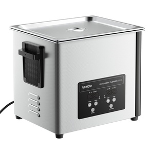 VEVOR 30L Ultrasonic Cleaner, Professional Ultrasonic Cleaner Machine with Cleaning Basket & Digital Display, 480W Stainless Steel 40kHz Industrial Cleaning Machine for Parts, Carburetors, Instruments(10L)
