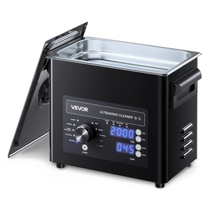 VEVOR 3L Ultrasonic Cleaner, Professional Ultrasonic Cleaner Machine with Knob Control, Stainless Steel Cleaning Machine with Basket and Cleaning Ball, for Watches, Razors, Jewelry, Coins and More(3L)