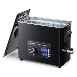 VEVOR 3L Ultrasonic Cleaner, Professional Ultrasonic Cleaner Machine with Knob Control, Stainless Steel Cleaning Machine with Basket and Cleaning Ball, for Watches, Razors, Jewelry, Coins and More(6L)