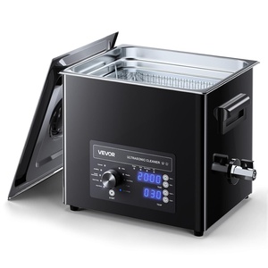 VEVOR 3L Ultrasonic Cleaner, Professional Ultrasonic Cleaner Machine with Knob Control, Stainless Steel Cleaning Machine with Basket and Cleaning Ball, for Watches, Razors, Jewelry, Coins and More(10L)