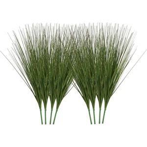 VEVOR Artificial Grass Plant, 2 Pack 59 inch Horsetail Reed Grass in Pot, Premium PVC Faux Fake Greenery Shrubs Plant for Indoor Outdoor House Home Garden Office Room Décor, Housewarming, Green(Onion Grass)