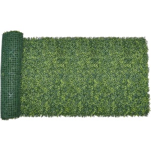VEVOR Artificial Grass Wall Panels, 40 x 120 inch, Milan Grass Greenery Boxwood Panel for Indoor Outdoor Green Decor & Ivy Fence Covering, Privacy Backdrop Wall Hedge Screen for Garden(Boxwood)