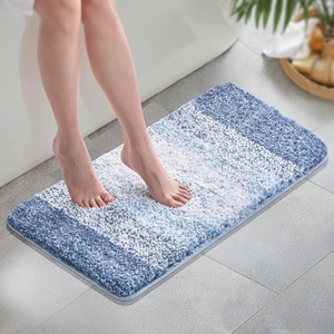 VEVOR Bathroom Rugs 30″x20″ Bath Mat, Super Absorbent and Soft Microfiber Bathroom Mat with Non-Slip TPE Backing, Machine Washable and Quick Dry Bath Rugs, Bath Mats for Bathroom, Tub and Shower Floor(1’8″ x 2’6″ (Rectangular))