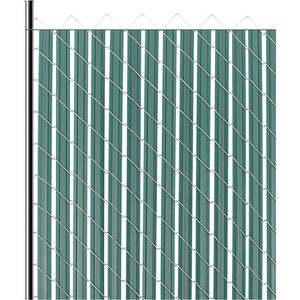VEVOR Bottom Locking Privacy Slats, Double-Wall Vertical Bottom-Locking Slats with Wings for Chain-Link Fence, High-Density HDPE Chain Link Slats Ideally Fit 6′ High Fence for Garden and Farm(Black)(Double-Wall with Wings)