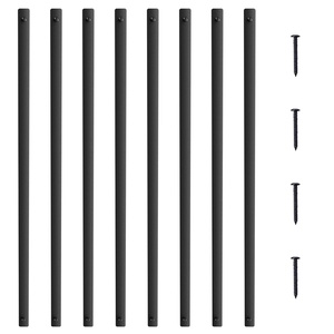VEVOR Deck Balusters, 29.5″x1″ Metal Deck Spindles, 76 Pack Staircase Baluster with Screws, Aluminum Alloy Deck Railing for Wood and Composite Deck, Stylish Baluster for Outdoor Stair Deck Porch(29.5 Inch-51 Pack Aluminum)