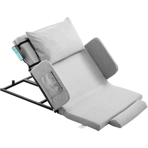 VEVOR Electric Lifting Backrest for Bed, 300 lbs Capacity, 4-68° Adjustable Lifting Bed Backrest with Machine Washable Fabric, for Pregnant Women Elderly Patient Handicap(Half Length with Bed Rails)