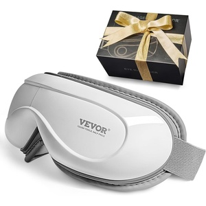 VEVOR Eye Massager with Heat, Heated Eye Massage Mask with 5 Modes and Bluetooth Music, 180° Foldable Eye Care Massager for Migraines, Eye Strain, Dark Circles, Ideal Gift for Mom/Dad, White(White)