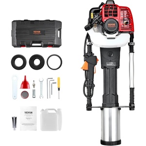 VEVOR Gas-Powered T Post Driver,2-Stroke 1300W,52cc,W/3Head