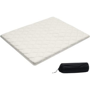 VEVOR Japanese Floor Mattress, Futon Mattress, 100% High Density Comfortable Foam, Foldable Tatami Mat with Storage Bag, Sleeping Pad for Camping Dormitory Yoga(White)